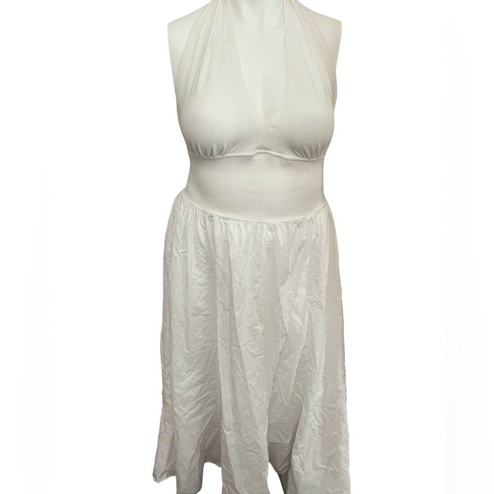 Luna Luz White Halter Dress